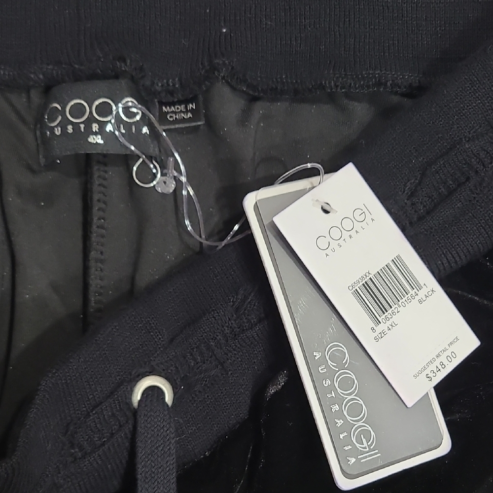 COOGI Black Velour Joggers (Rare) - Picture 5 of 16